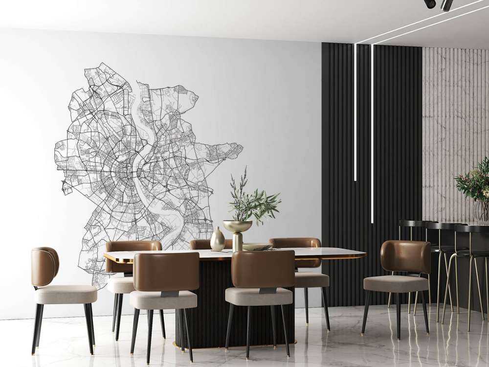 Mappa di Colonia, bianco