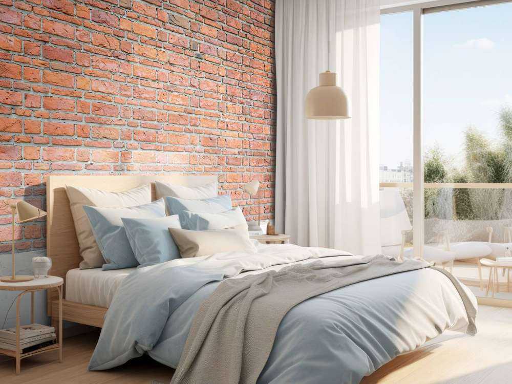 Mattoni con calcestruzzo vecchio 