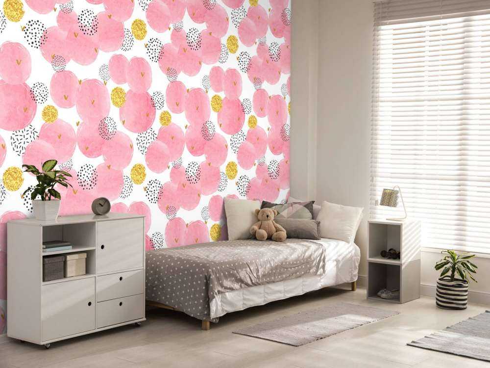 Cerchi rosa e dorati