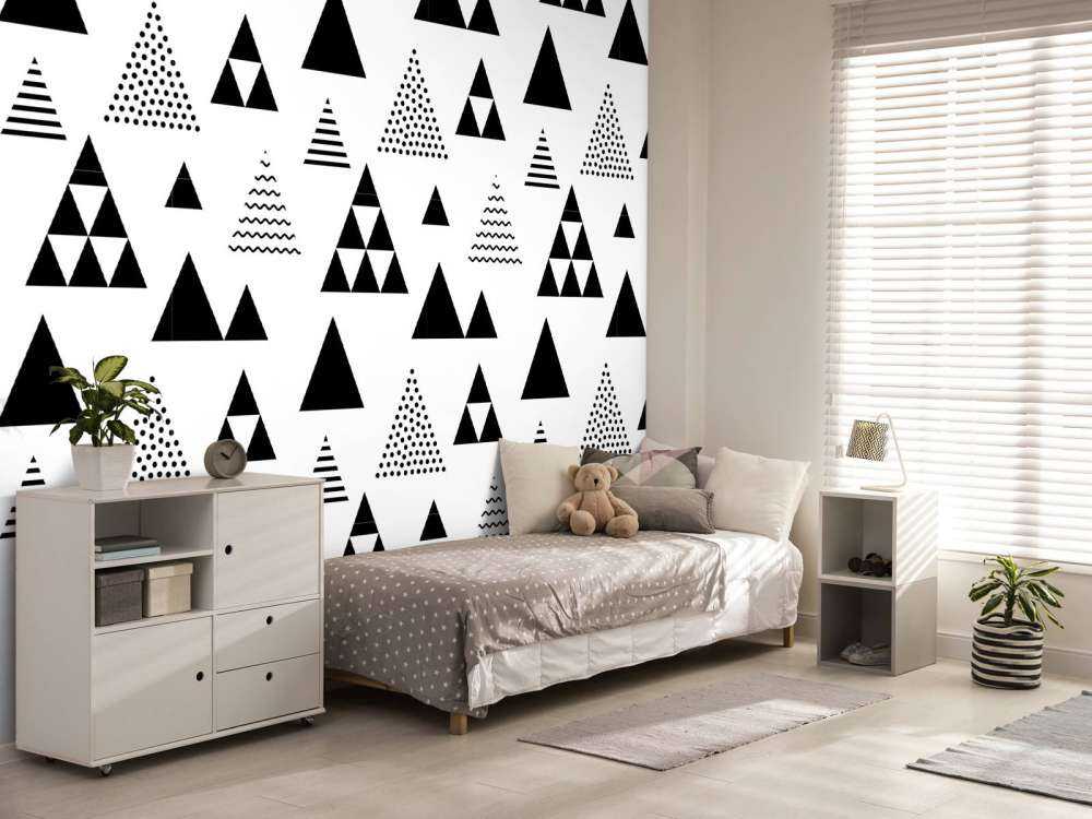 Triangoli in bianco e nero