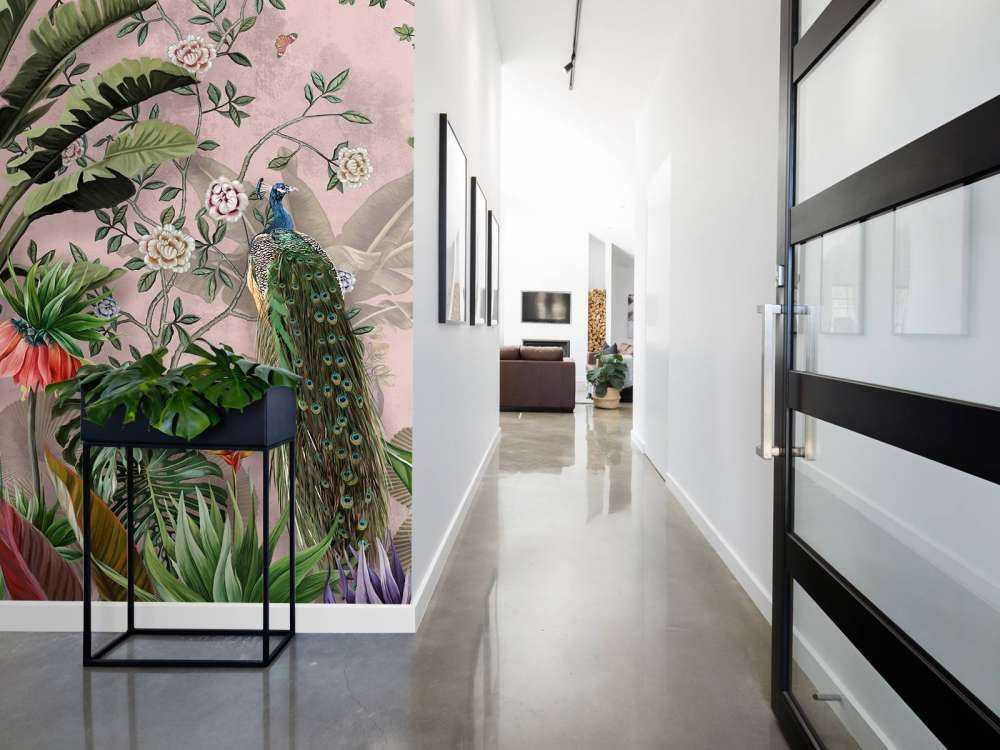 Pavone nella Bellezza Tropicale