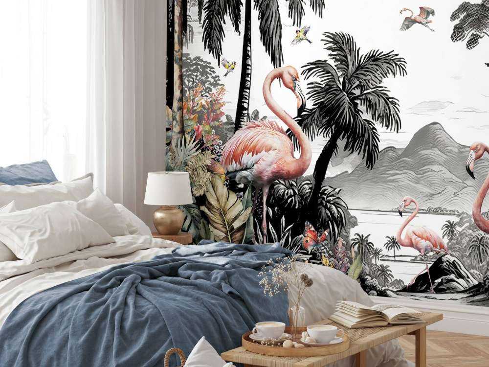 Splendore di Uccelli Esotici nella Giungla