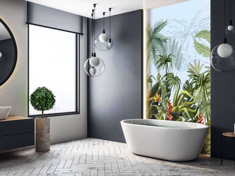 Alberi e fiori della giungla