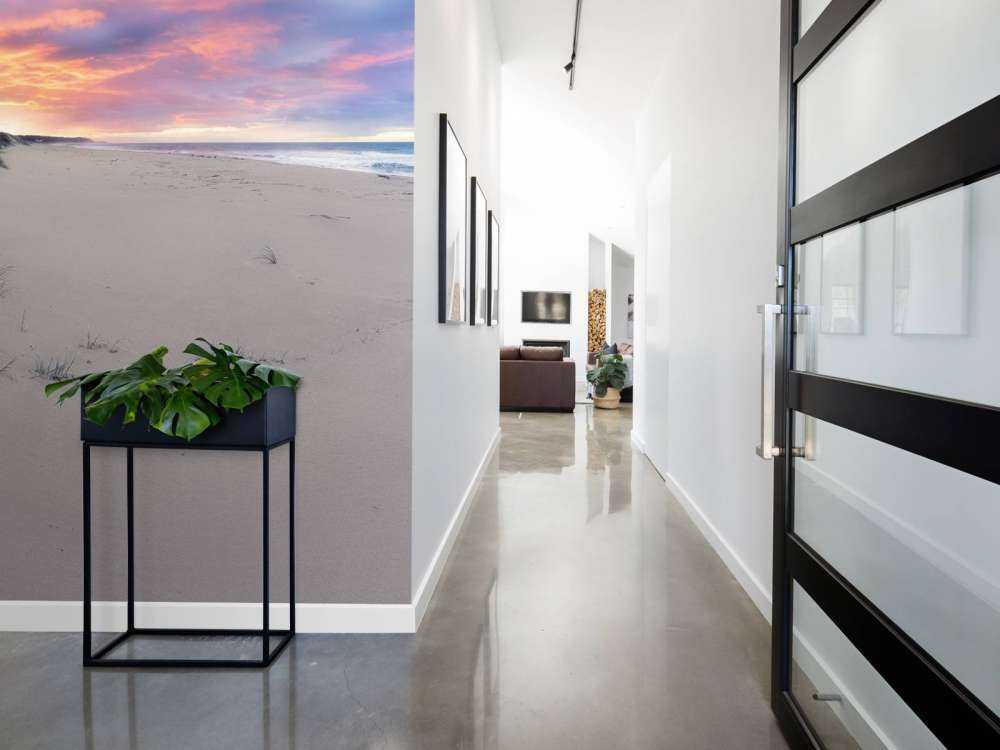 Alba sulle dune di sabbia