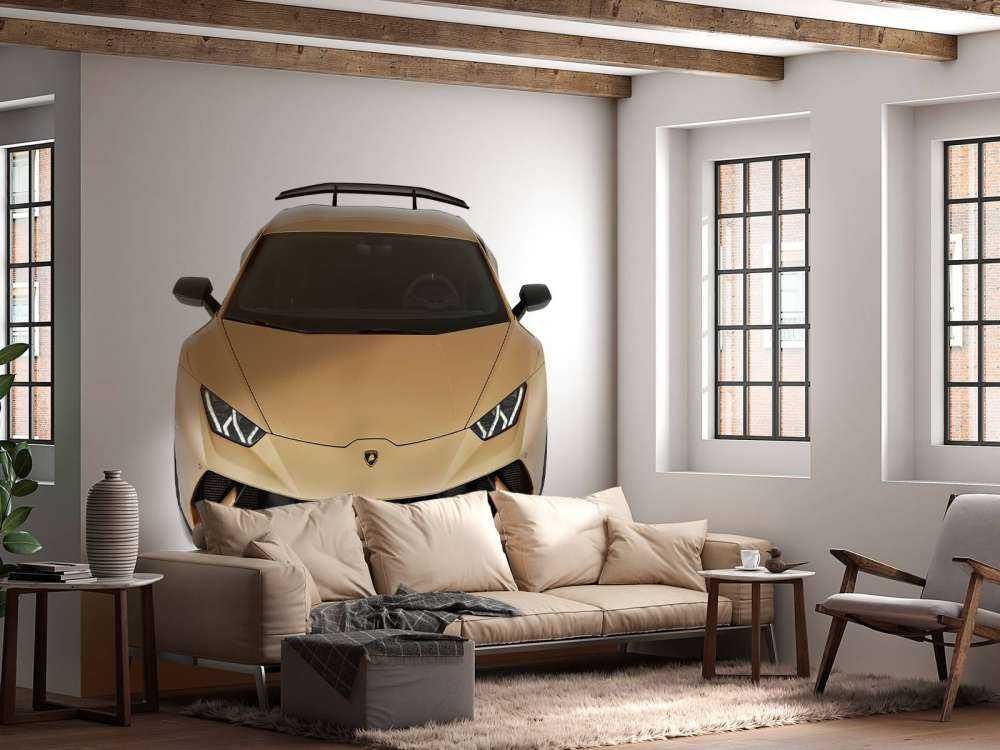 Lamborghini Huracán - Fronte dall'alto, bianco