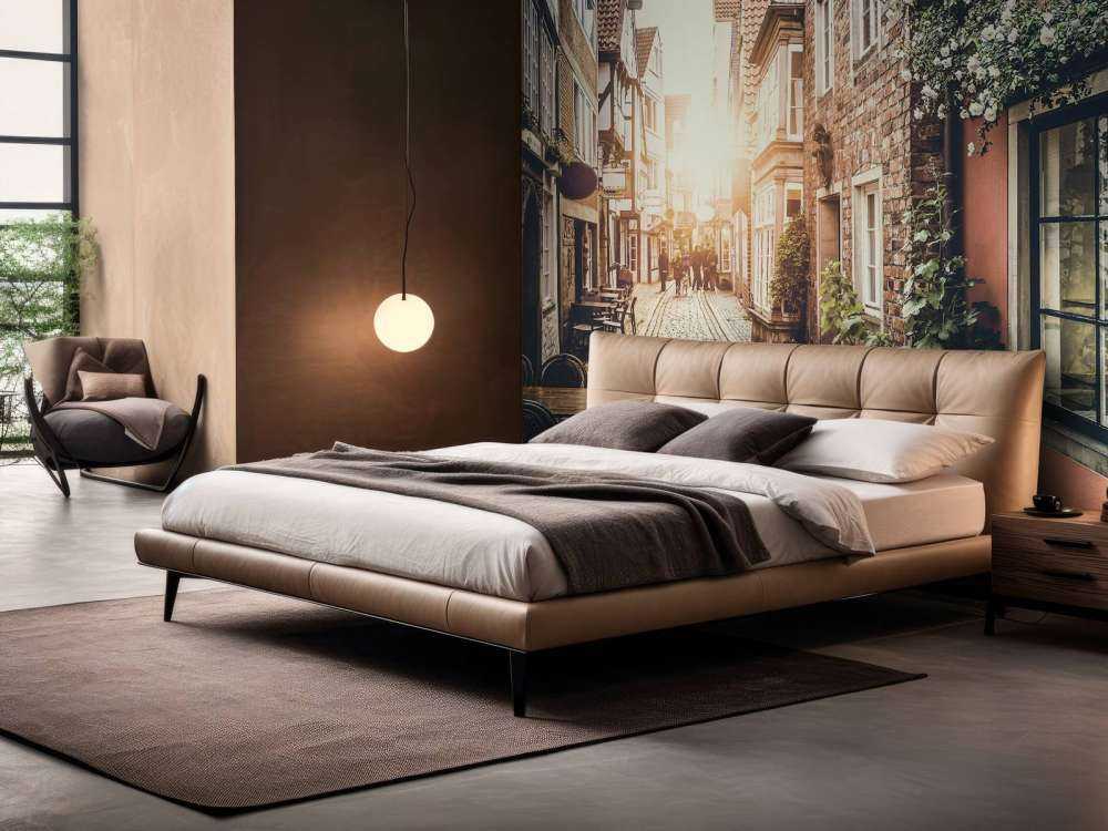 Tramonto in una strada vecchia