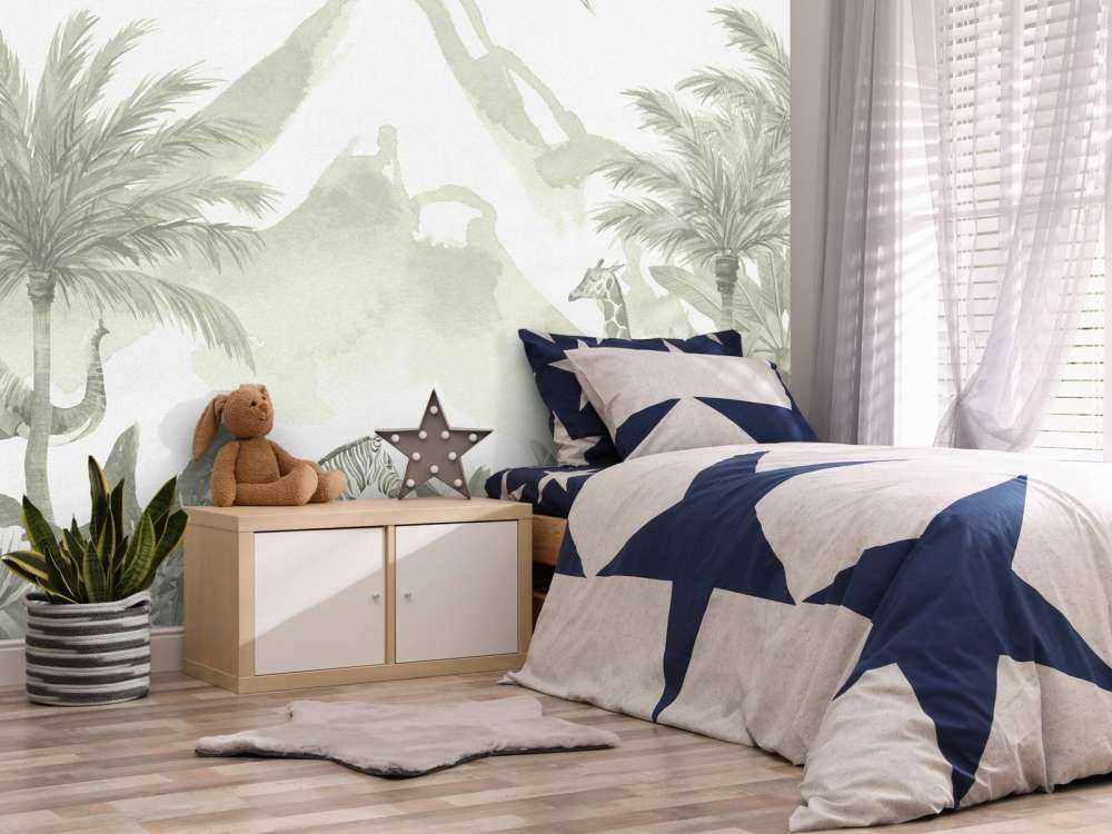 Animali della giungla in verde