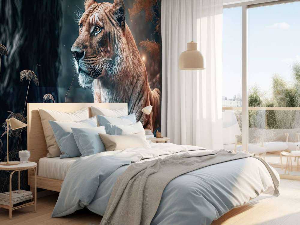 Illustrazione di un leone