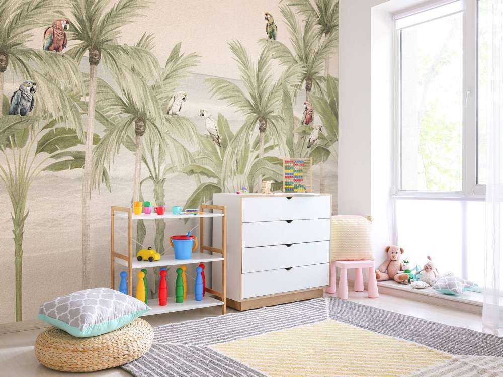 Pappagalli sulla spiaggia