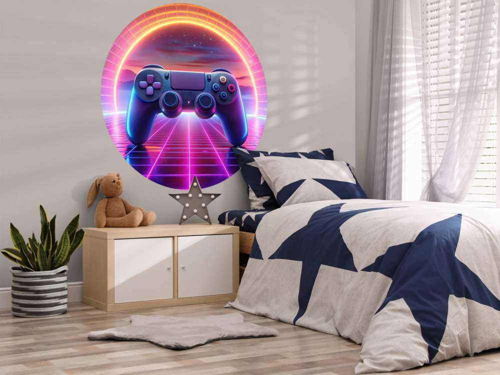 Retro Neon Gamewereld