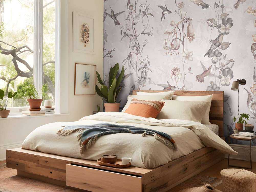 Fiori di prato e giardino giallo chiaro