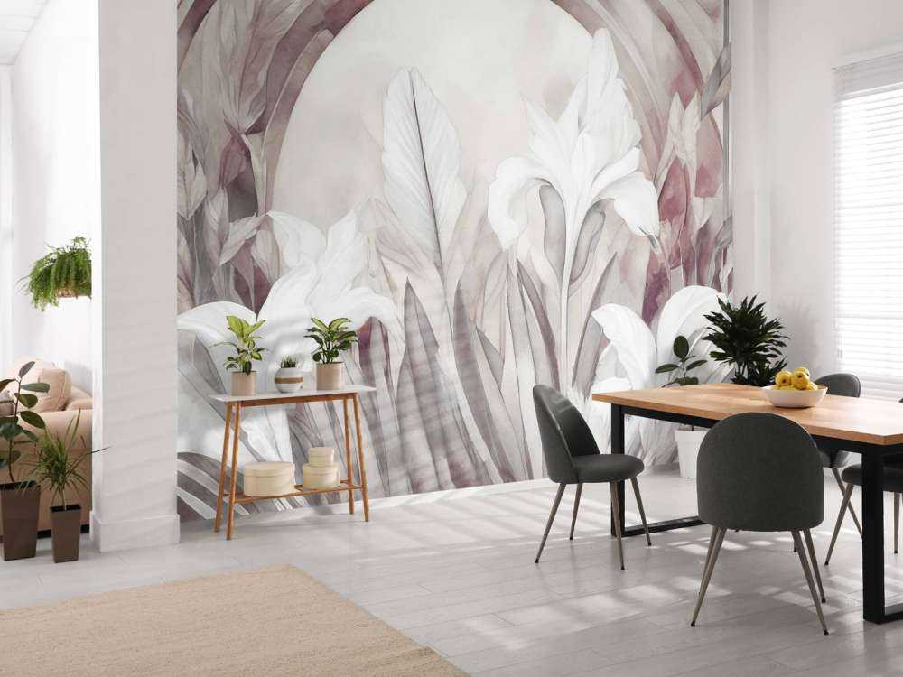 Iris all'alba arancione