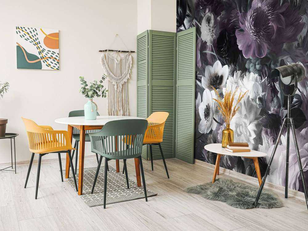 Grande bouquet con anemoni viola