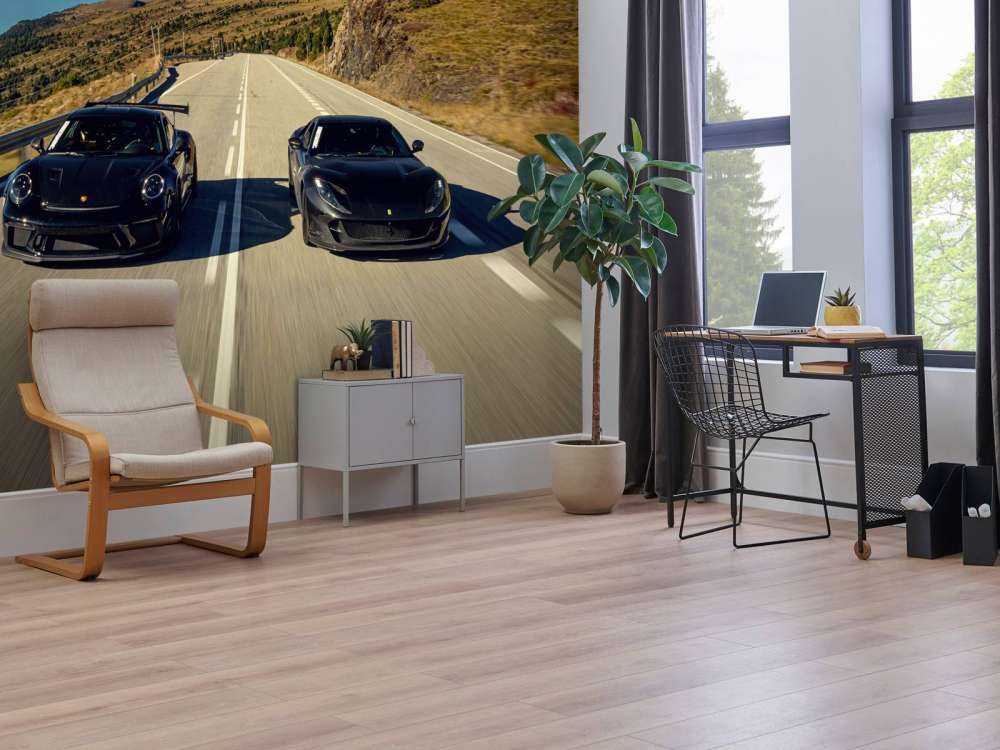 Supercar nere in montagna