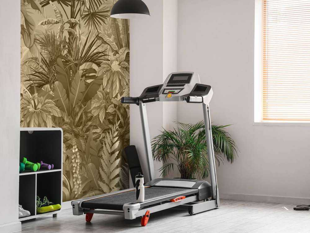 Giungla tropicale color seppia