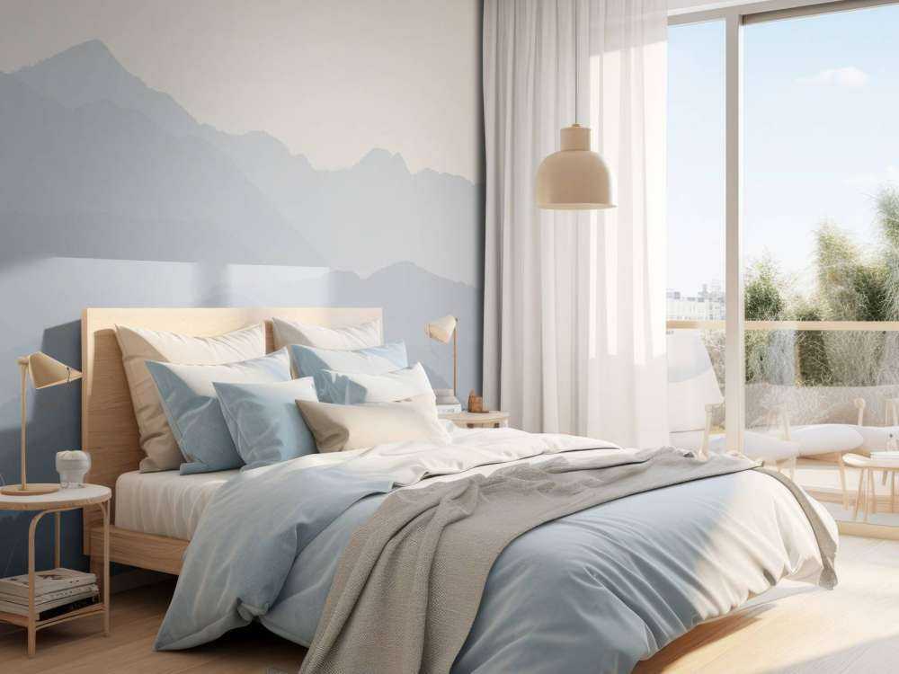 Paesaggio di montagna nella giungla