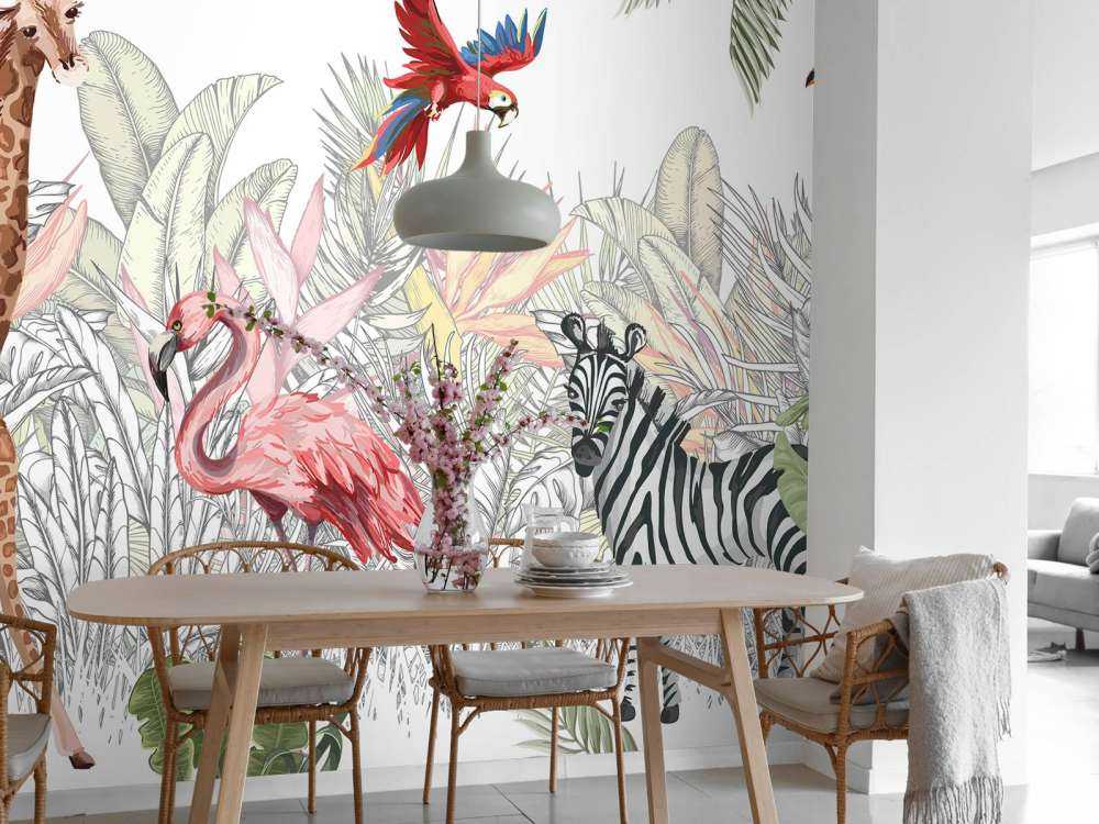 Animali disegnati a mano