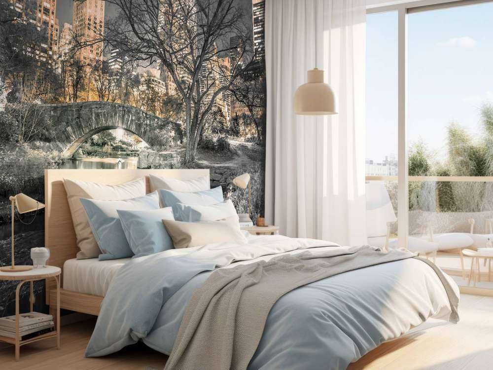 Parco centrale di sera