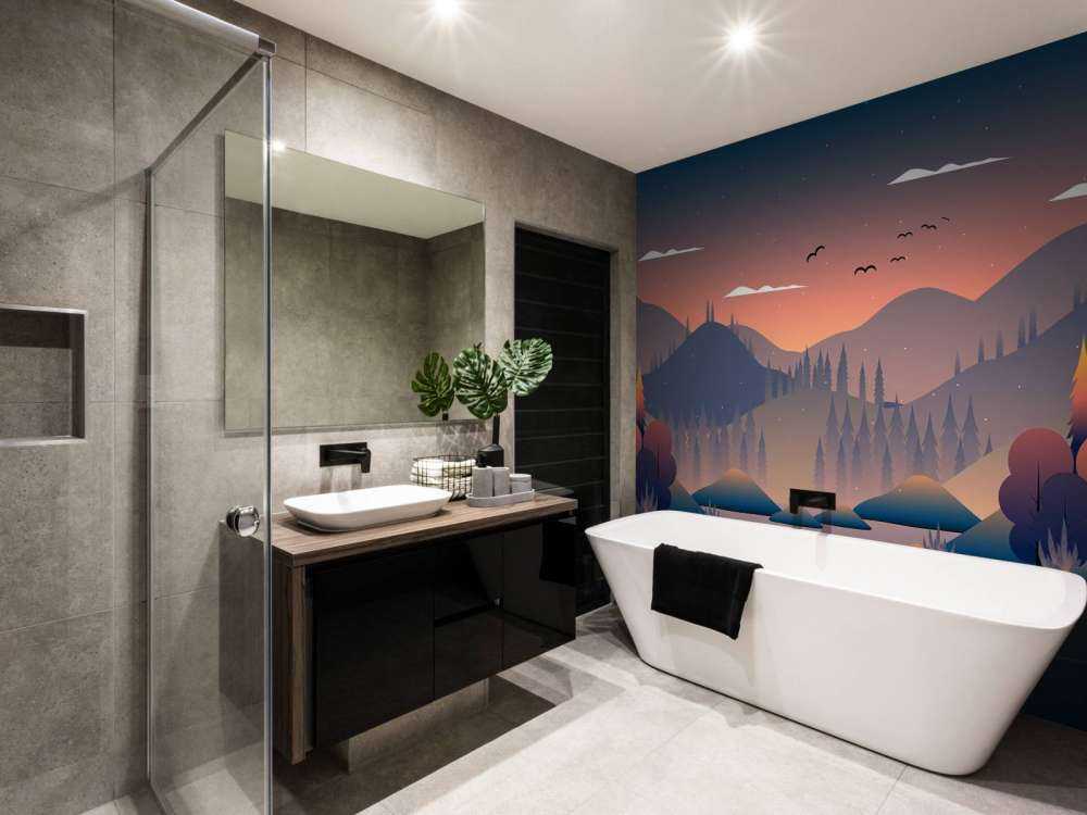 Illustrazione della foresta autunnale