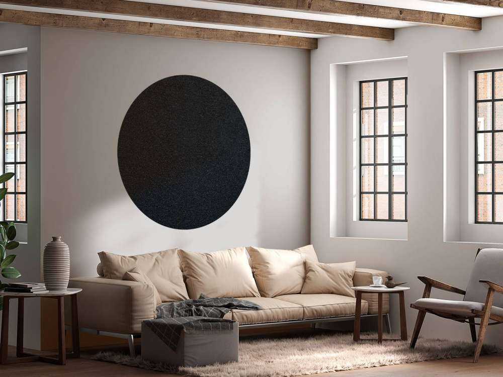 Muro scuro con pietre fini