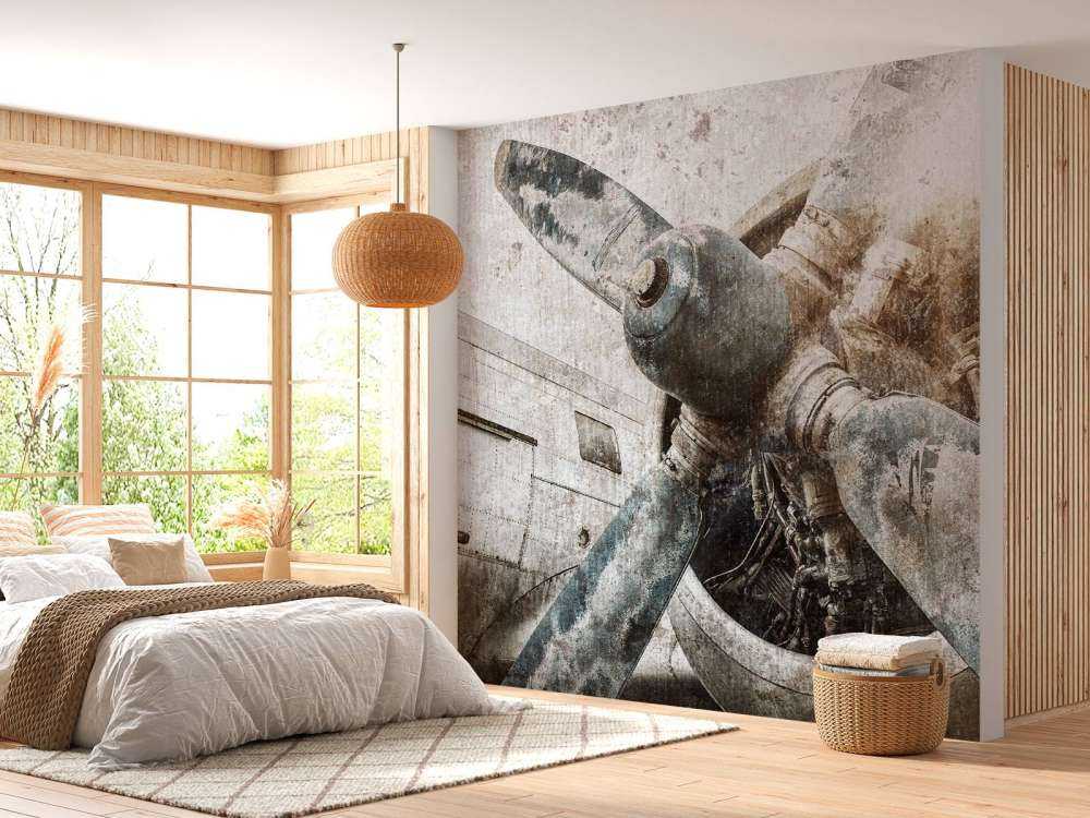 Motore d'aereo d'epoca