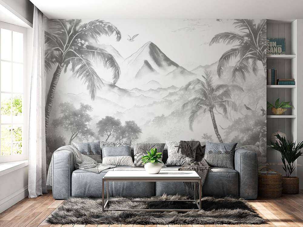 Alba sull'Isola Vulcanica