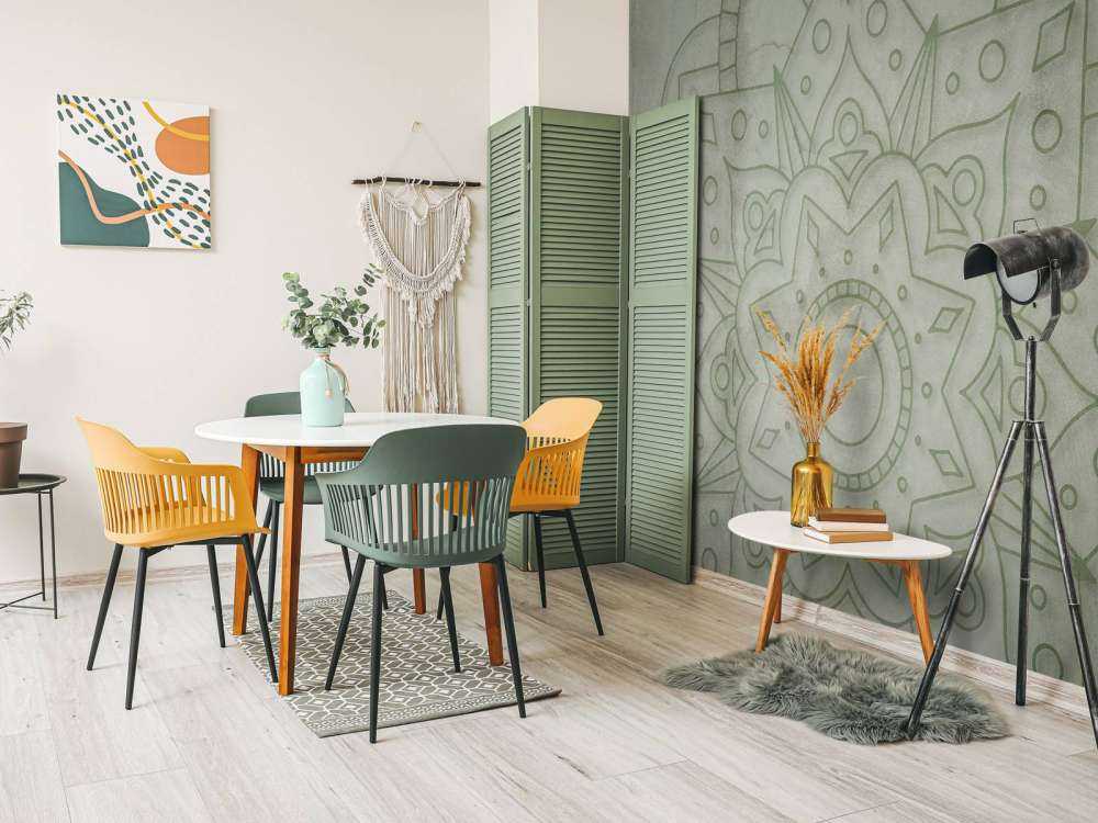 Weathered Mandala verde