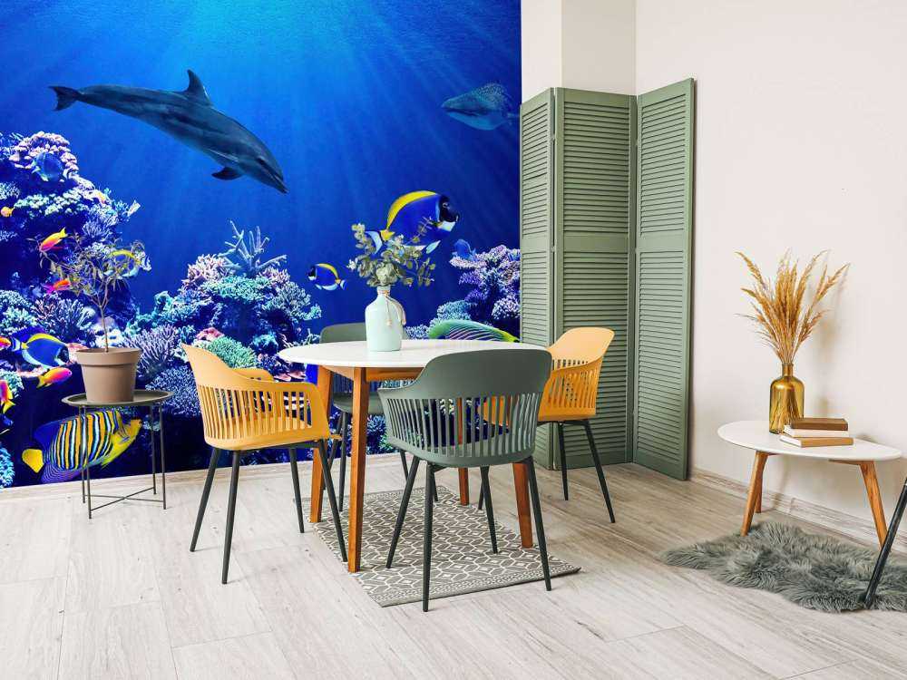 Il mondo sommerso blu