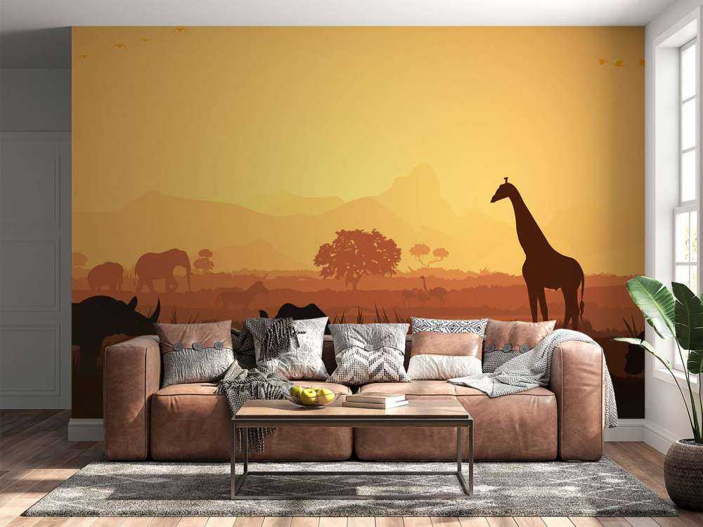 Animali selvatici nella savana