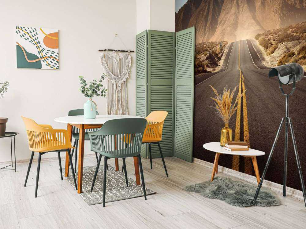 Via attraverso le montagne