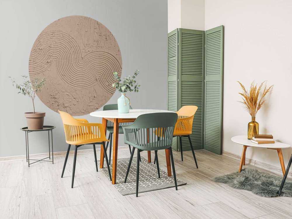 Texture giardino zen in grigio