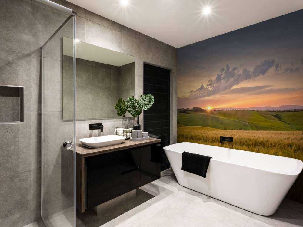 Tramonto in un paesaggio italiano