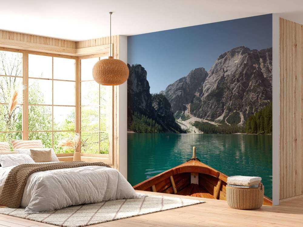 Il Lago di Braies in barca