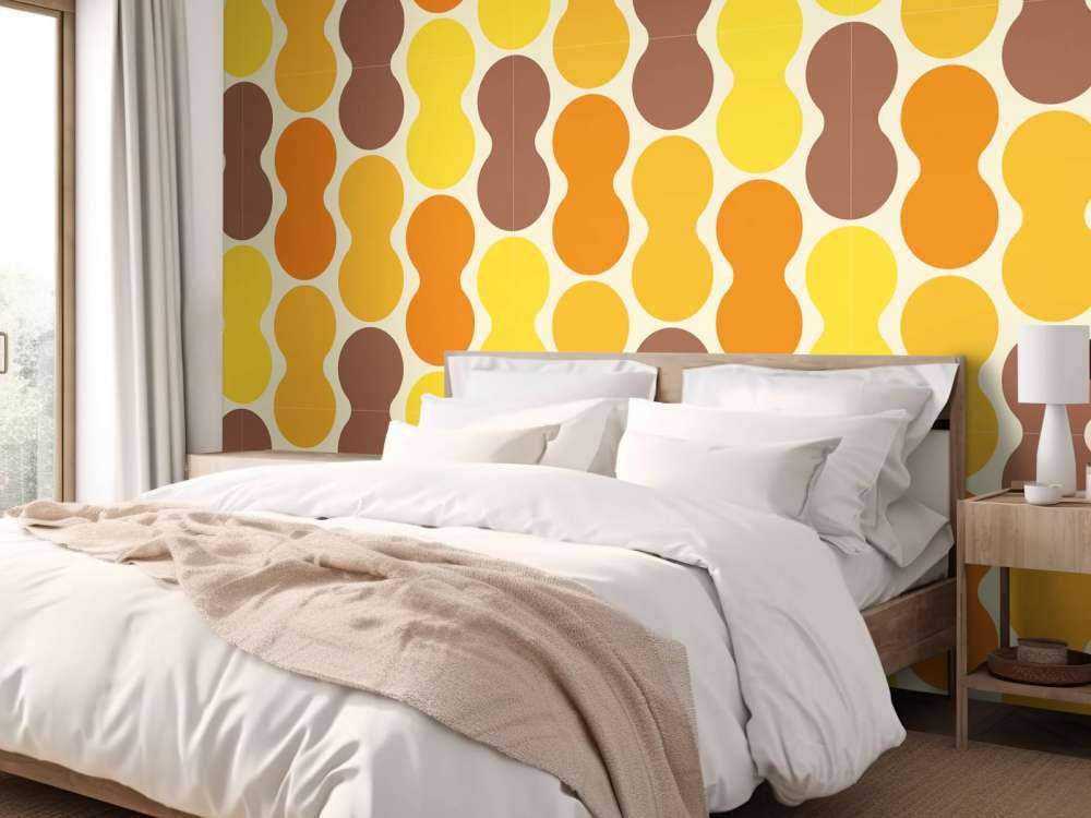 Motivo floreale retrò