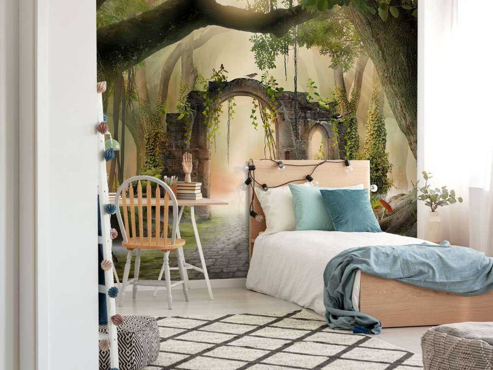 Bosco delle fiabe abbandonato