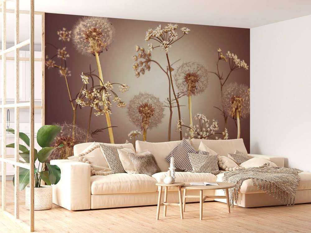 Fantasia del prato marrone