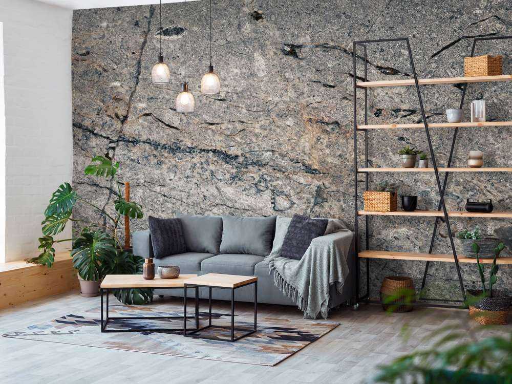 Struttura in marmo grigio