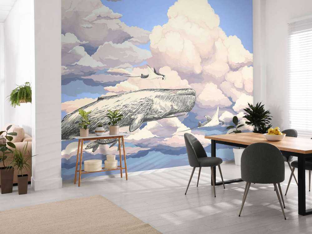 Balena con i suoi amici