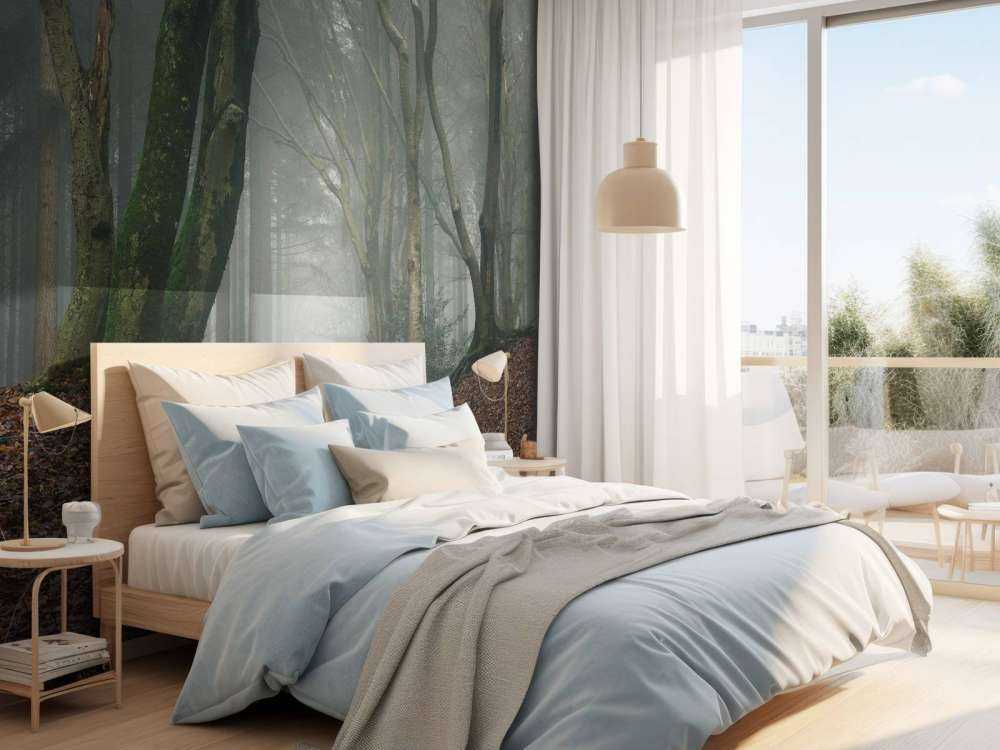 Sentiero attraverso la foresta misteriosa