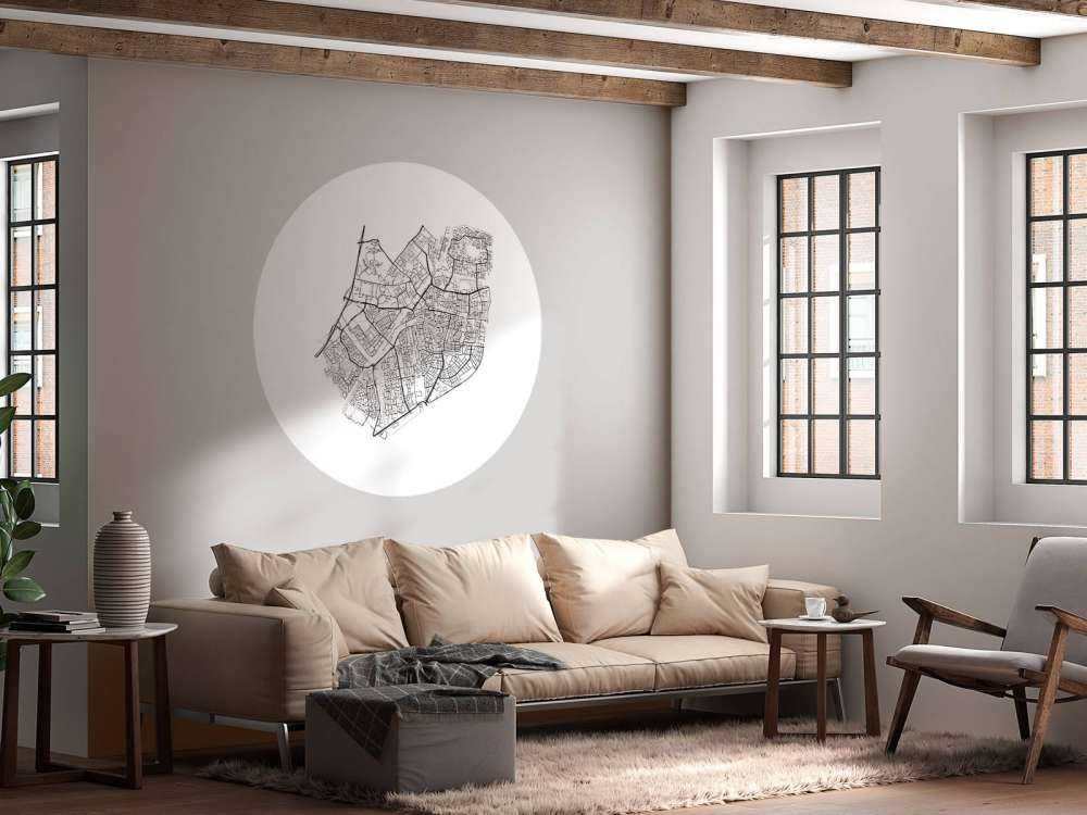 Mappa di Leida, bianco 