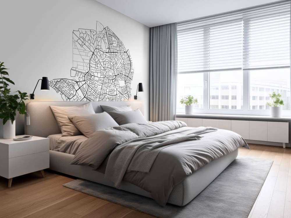 Mappa di Hilversum, bianco 