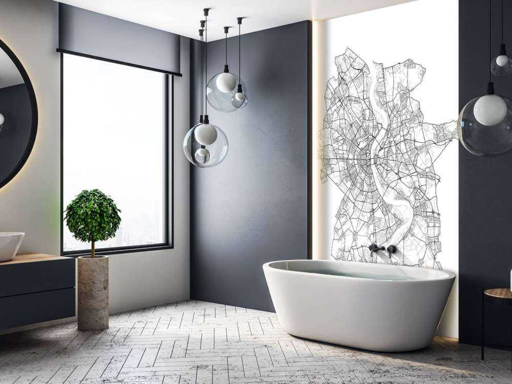 Mappa di Colonia, bianco