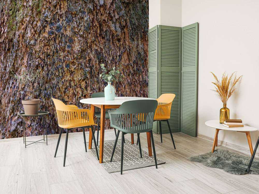 Corteccia d'albero marrone 