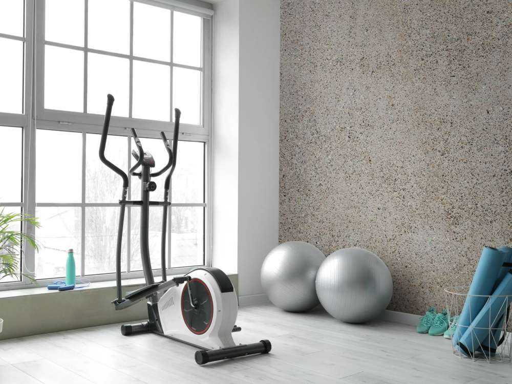 Calcestruzzo con pietre grezze