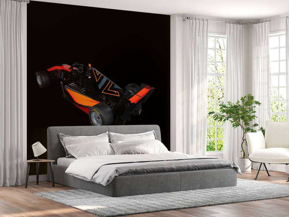 Formula 3 - Rear left view - dark