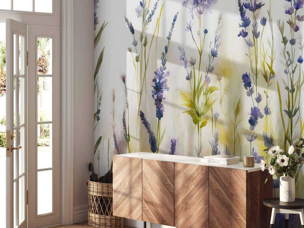 Lavanda Radura Senza Giunte Pastello