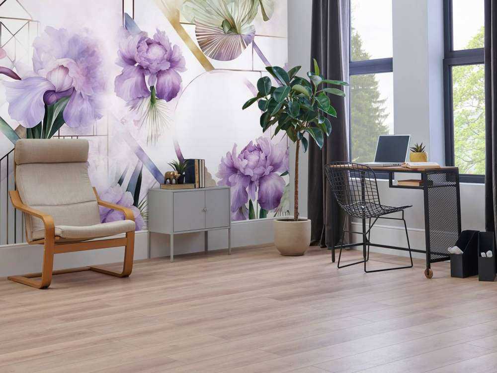 Acquerello Geometria Viola