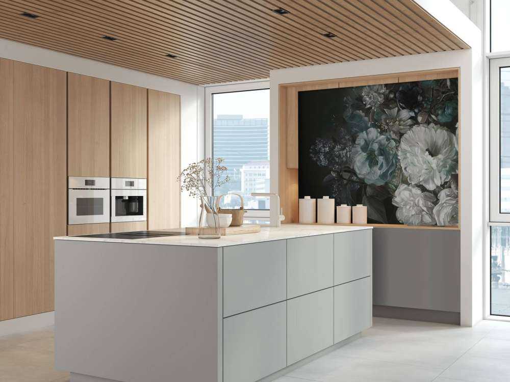 Bouquet con lilla blu