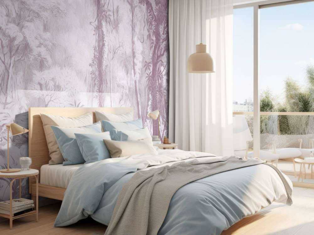 Foresta tropicale - rosa