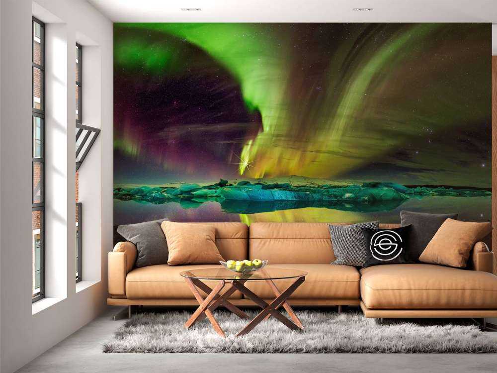 Aurora boreale a Jökulsárlón